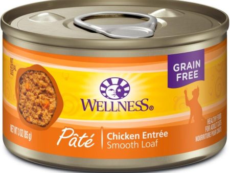 Wellness Complete Health Natural Grain Free Chicken Pate Wet Canned Cat Food Hot on Sale