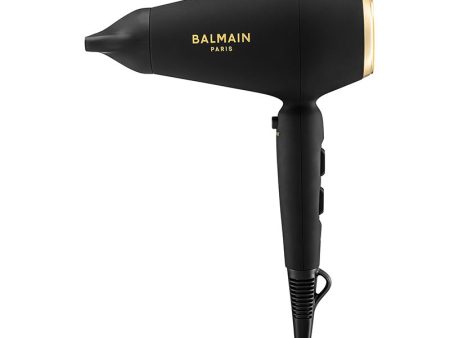 BALMAIN HAIR infraraudonųjų spindulių plaukų džiovintuvas   Professional Infrared Blowdryer Black & Gold +dovana 85 eur vertės Balmain krepšys on Sale