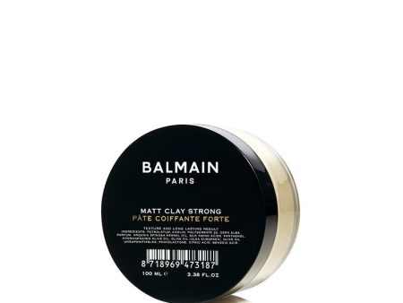 BALMAIN HAIR plaukų formavimo molis   Matt Clay Strong 100ml Hot on Sale