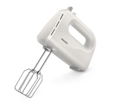 Philips Philips Daily Collection Mixer HR3705 00 300 W 5 speeds + turbo Strip beaters & dough hooks Lightweight Damaged package on Sale