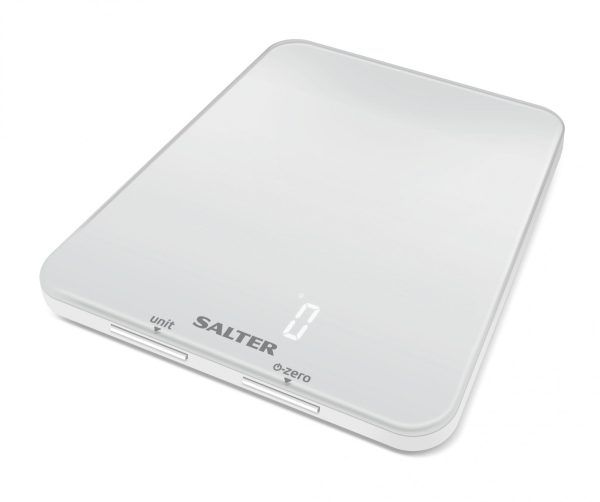 Salter 1180 WHDR Ghost Digital Kitchen Scale - White Hot on Sale