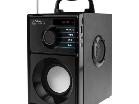 Media-Tech MT3179 Boombox Silver Hot on Sale