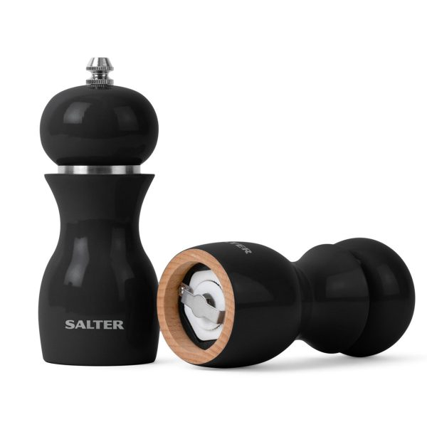 Salter 7613 GYXR Gloss Salt and Pepper Mills Grey Hot on Sale