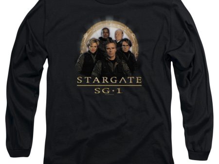 STARGATE SG1 : SG1 TEAM L\S ADULT T SHIRT 18\1 BLACK 2X For Cheap