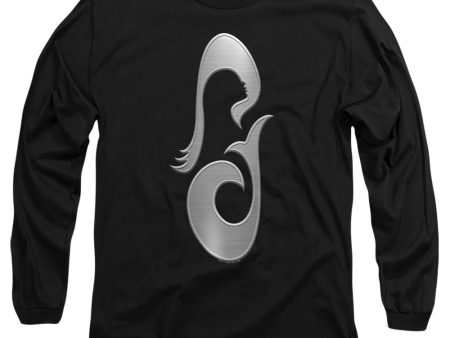 STAR TREK PICARD : LA SIRENA METAL ICON L\S ADULT T SHIRT 18\1 Black 3X For Cheap