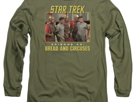 STAR TREK THE ORIGINAL SERIES : EPISODE 43 L\S ADULT T SHIRT 18\1 Military Green 2X Discount