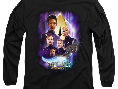 STAR TREK DISCOVERY : DISCOVERY S FINEST L\S ADULT T SHIRT 18\1 Black LG Supply