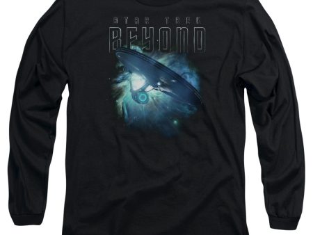 STAR TREK BEYOND : VOYAGE L\S ADULT T SHIRT 18\1 Black LG Online Hot Sale