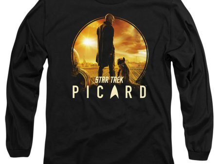 STAR TREK PICARD : A MAN AND HIS DOG L\S ADULT T SHIRT 18\1 Black XL Online