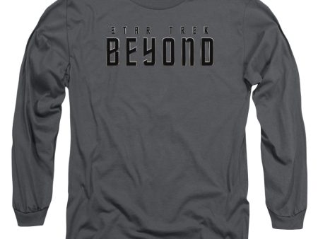 STAR TREK BEYOND : STAR TREK BEYOND L\S ADULT T SHIRT 18\1 CHARCOAL 3X For Discount