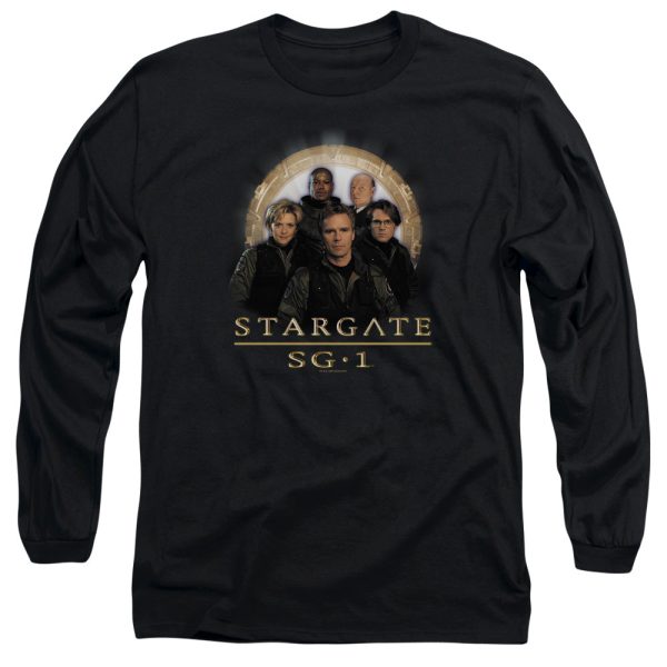 STARGATE SG1 : SG1 TEAM L\S ADULT T SHIRT 18\1 BLACK 3X Online now