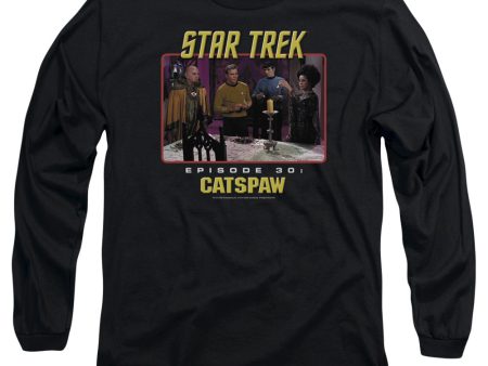 STAR TREK THE ORIGINAL SERIES : CAT S PAW L\S ADULT T SHIRT 18\1 Black 2X Discount