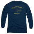 STAR TREK DISCOVERY : DISCOVERY ATHLETIC L\S ADULT T SHIRT 18\1 Navy SM Online now