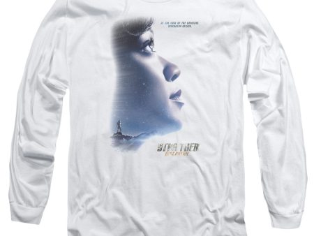 STAR TREK DISCOVERY : DISCOVERY BEGINS L\S ADULT T SHIRT 18\1 White MD Online Sale