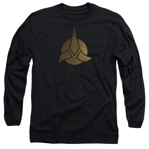 STAR TREK DISCOVERY : DISCOVERY TRIQUENTRA L\S ADULT T SHIRT 18\1 Black 3X Online now