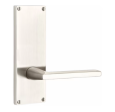 Emtek 8111.TAUS10B.MRWH.RH SELECT Passage , Sideplate Locksets Modern Non-Keyed 7  , T-Bar Stem , White Marble Handle.RH For Cheap